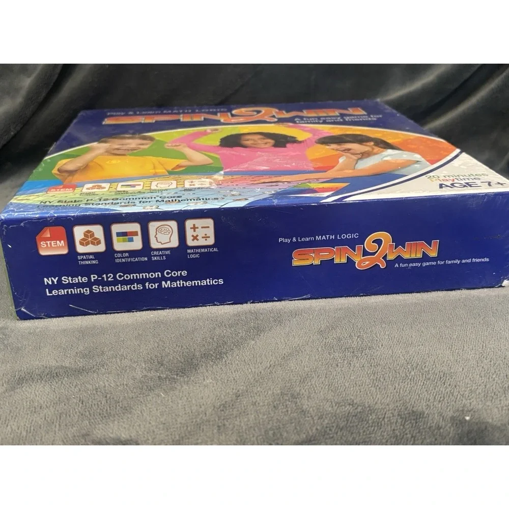Spin 2 Win‎ Math Logic Board Game – STEM Learning Strategy Game Ages 6+
